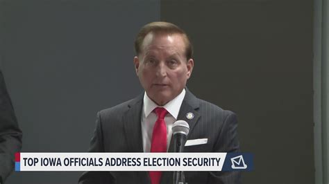 State Federal Officials Address Election Security