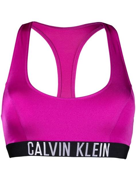 Calvin Klein Logo Underband Bikini Bralette Shopstyle Two Piece Swimsuits