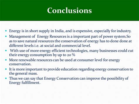 Energy Conservation Ppt By Ee 63