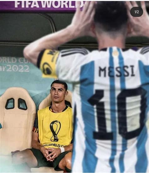 Meme Lucu Cristiano Ronaldo Dan Lionel Messi Sohib