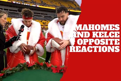 Patrick Mahomes And Travis Kelce React In Totally Different Ways To An Unexpected Surprise After