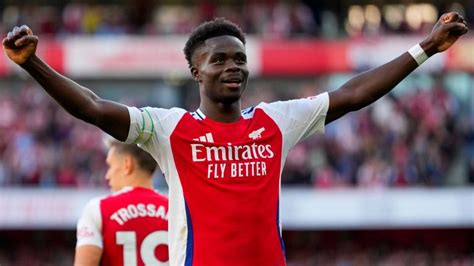 Bukayo Saka Arsenals Mikel Arteta Hails Unbelievable Player For