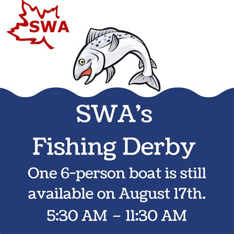 Sealant And Waterproofing Association Fishing Derby 2021