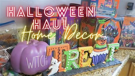 Code Orange First Halloween Haul Of Rae Dunn Qvc Lemax Spooky