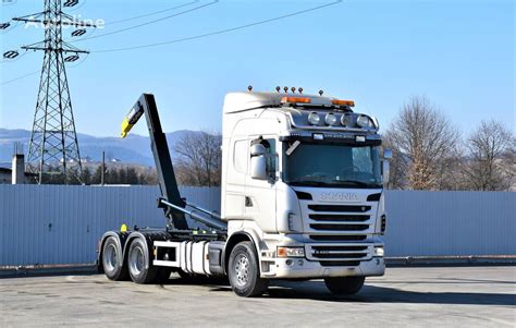 Scania R 480 Abrollkipper 6x4 Top Zustand Hook Lift Truck For