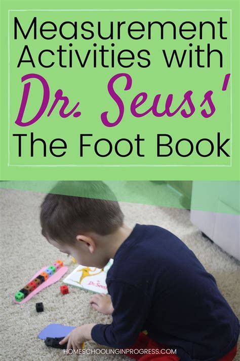 Measurement Activities With Dr Seuss The Foot Book Measurement