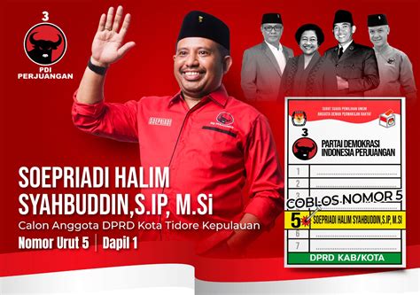 Soepriadi Ungkap Alasannya Maju Dprd Lewat Pdip Konten Malut