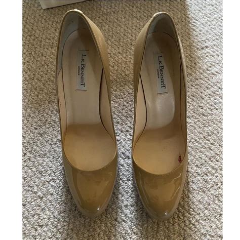LK Bennett Nude Beige Heels Size Uk 6 5 Worn Once Depop