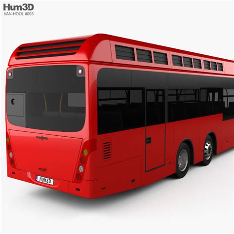 Van Hool A330 Hydrogen Fuel Cell 버스 2012 3d 모델 차량 On 3dmodels