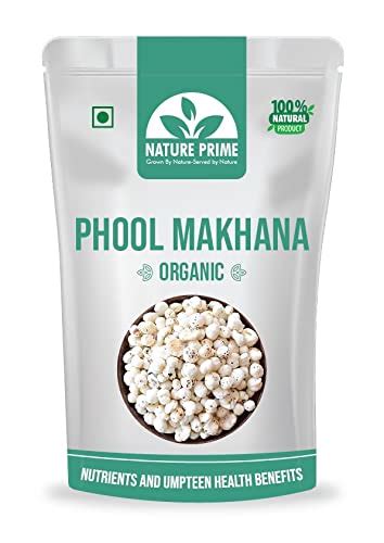 Nature Prime Special Jumbo Size Phool Makhana Lotus Seeds Pack Of Two