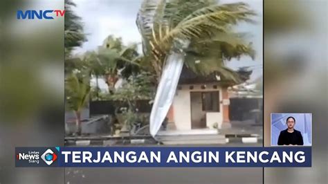 Angin Puting Beliung Melanda Kawasan Pantai Lepang Klungkung Bali