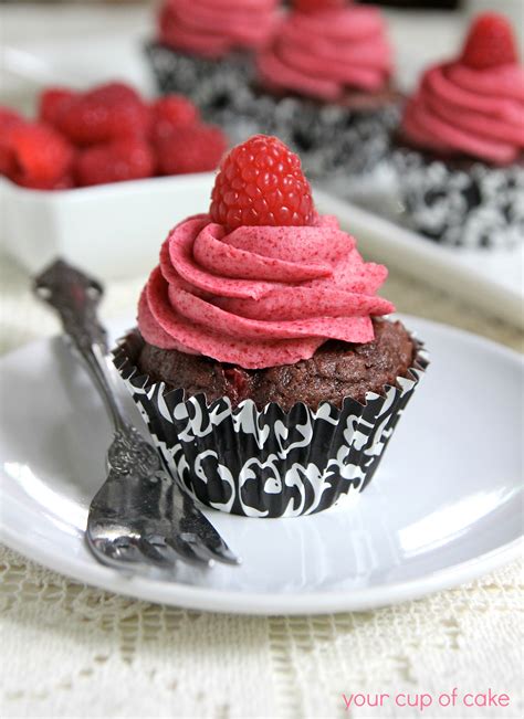 Chocolate Raspberry Cupcakes Recipe Dishmaps