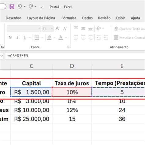 Como Fazer Uma Planilha No Excel Para Calcular Juros Compostos