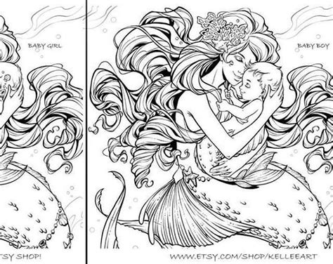 The Art Of Kellee Riley Mermaid Artwork Drawings Mermaid Drawings