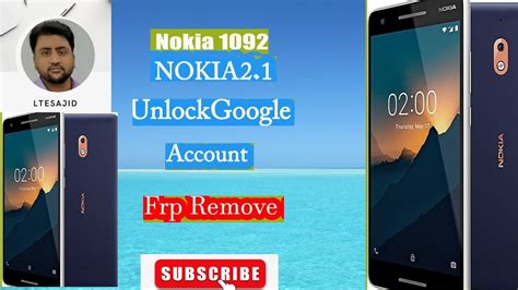 Nokia TA 1092 Frp Bypass Last Update YouTube