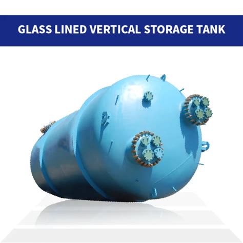 Glass Lined Closed Tank 80000L Horizontal Type Distilling Reaction