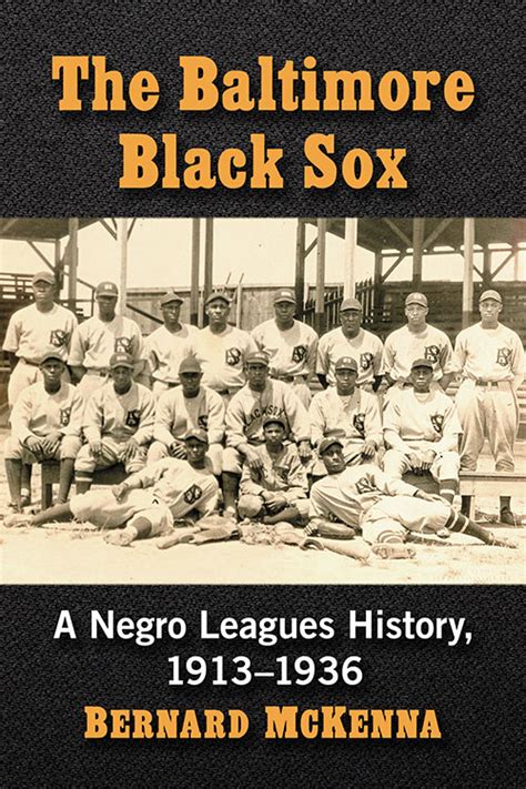 The Baltimore Black Sox Mcfarland