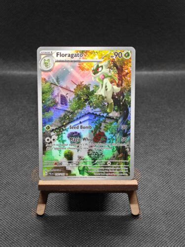 Floragato 197 193 Paldea Evolved Illustration Rare Holo Pokemon Card NM