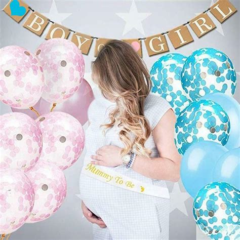 Baby Gender Reveal Party Supplies Kit 103 Piece Baby Shower