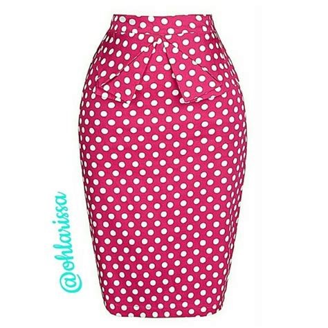 Vintage Style Hot Pink Pencil Skirt Size S