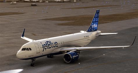 JetBlue Bubbles 8K FBW A32NX V1 0 MSFS 2020 Liveries Mod