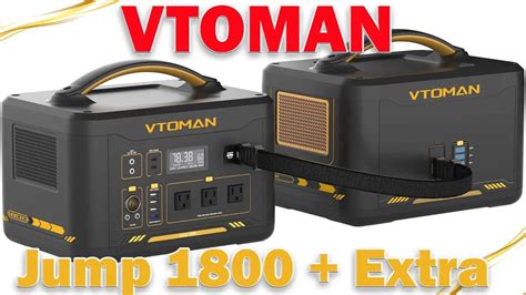 Vtoman Jump Portable Power Station With Extra Battery