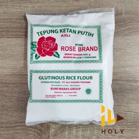 Jual Tepung Ketan Putih Rose Brand 500gr Tepung Ketan Rose Brand