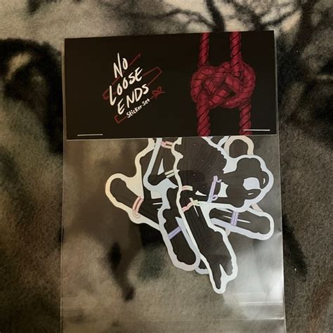 Shibari Skeleton Vinyl Bondage Sticker Set Etsy