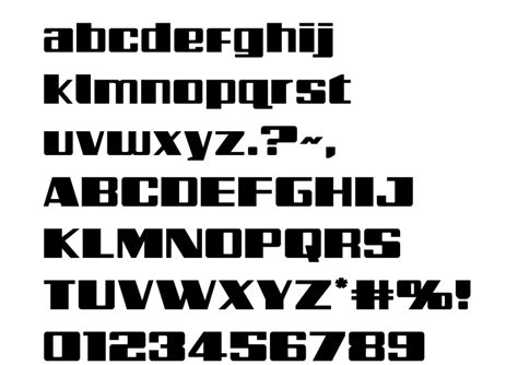 Standard galactic alphabet font free download