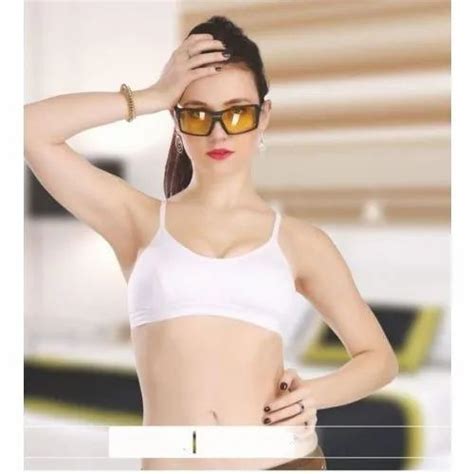 Lycra Cotton Plain Ladies White Bra Size 28 40 At Rs 60 Piece In