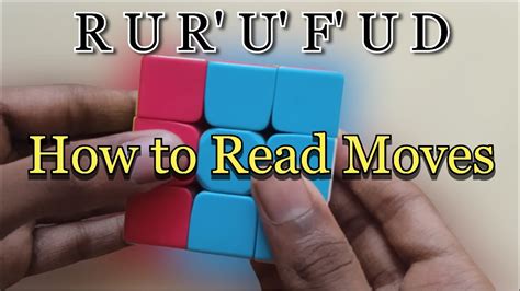 How To Read Moves Cube Notation Youtube