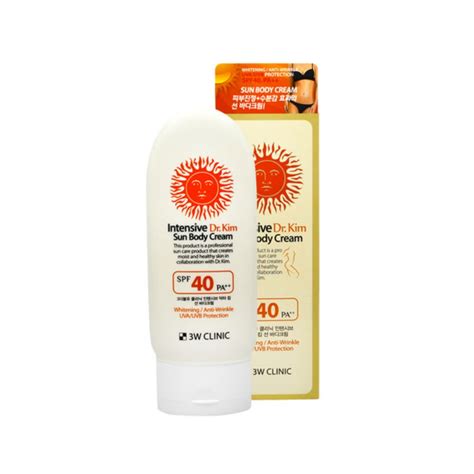 3w Clinic Intensive Dr Kim Sun Body Cream 150g Shopee Philippines