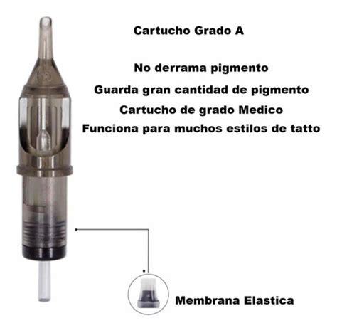 20 Cartuchos Aguja Máquina Rotativa Meses sin intereses