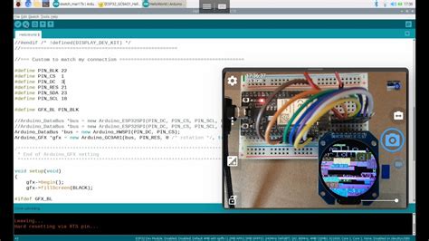 Display On Gc9a01 Spi Ips With Esp32 Arduino Esp32 Using Gfx Library