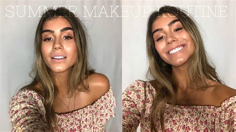 Glowy Summer Makeup Tutorial Chloe Barbu Youtube