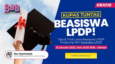 Kupas Tuntas Beasiswa Lpdp Universitas