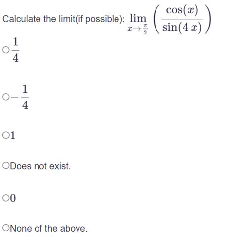 Calculate The Limit If Possible Lim X Arrow 2 StudyX