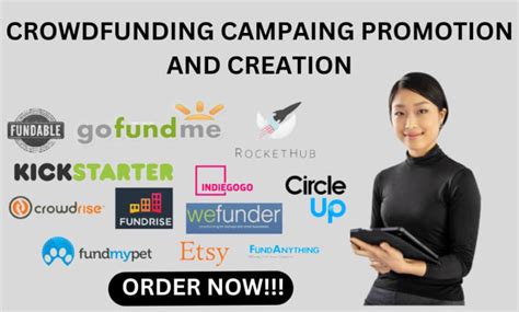 Promote And Create Your Crowdfunding Campaign By Esther Crowder Fiverr