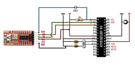 Install A Atmega328 Bootloader Using An Arduino Shield Breadboard Images