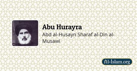 genealogy abu hurayra al islamorg