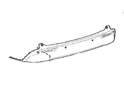 52169-08050 Genuine Toyota Cover, Rr Bumper, Lw