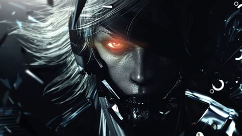 Wallpaper Black Hair Metal Gear Rising Revengeance Raiden Darkness