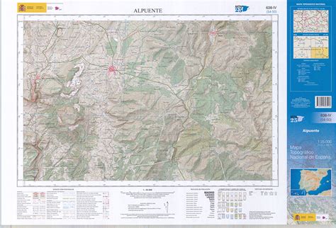 Alpuente Mapa Topográfico Nacional 1 25 000 2018