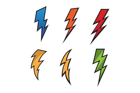 Thunderbolt Flash Lightning Logo Graphic By Alby No Creative Fabrica