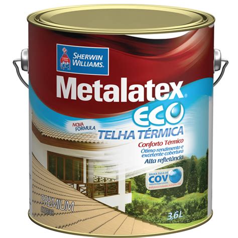 Tinta Acr Lica Brilhante Metalatex Eco Telha T Rmica Premium Vermelho