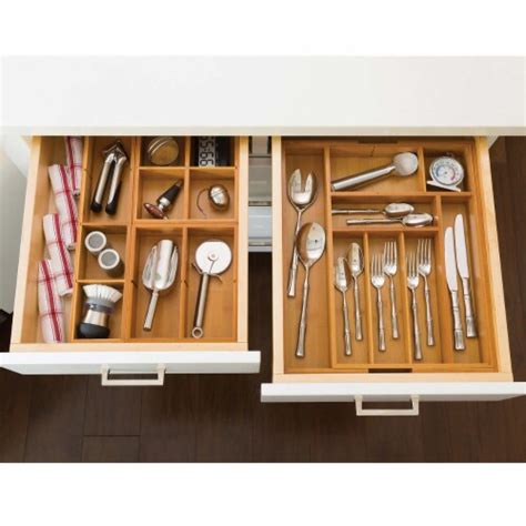 Seville Classics 4 Piece Bamboo Expandable Drawer Organizer 1 Unit Kroger