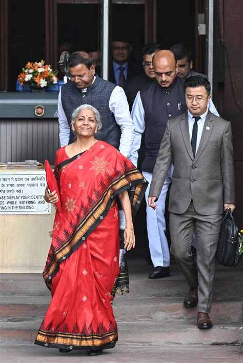 Budget Day Sarees Of Nirmala Sitharaman