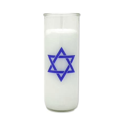 7 Day Star Of David Candle