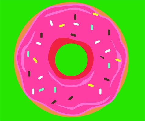 Donut, Donut Logo, Pink Donut, Donut Svg, Donut Digital Download Ai-eps ...