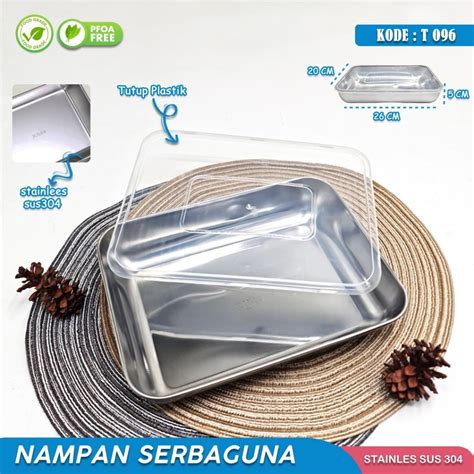 Jual BAKI NAMPAN DALAM KOTAK STAINLESS SA555 Shopee Indonesia